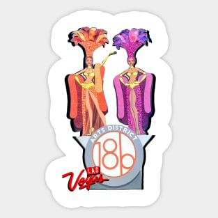 Vegas Showgirls - Arts District Version 2.0 Sticker